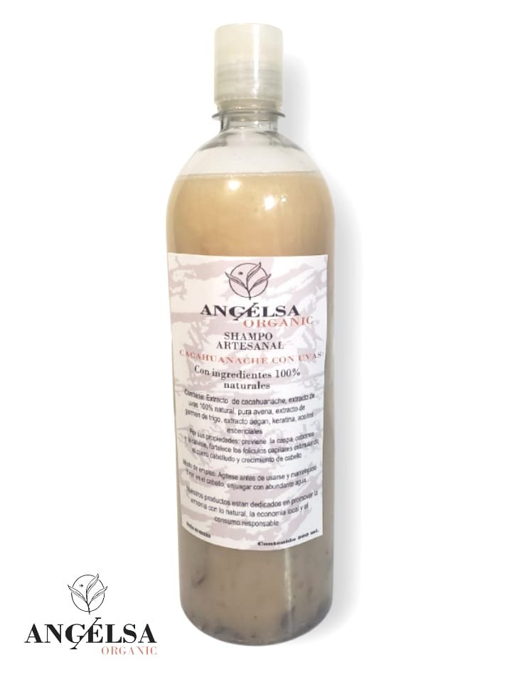 Botella de vidrio orgánica